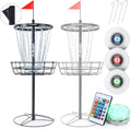 Portable Disc Golf Basket with 24/12 Chains G51120