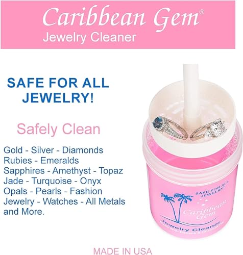 8oz Jewelry Cleaner Kit with Basket and Brush A903