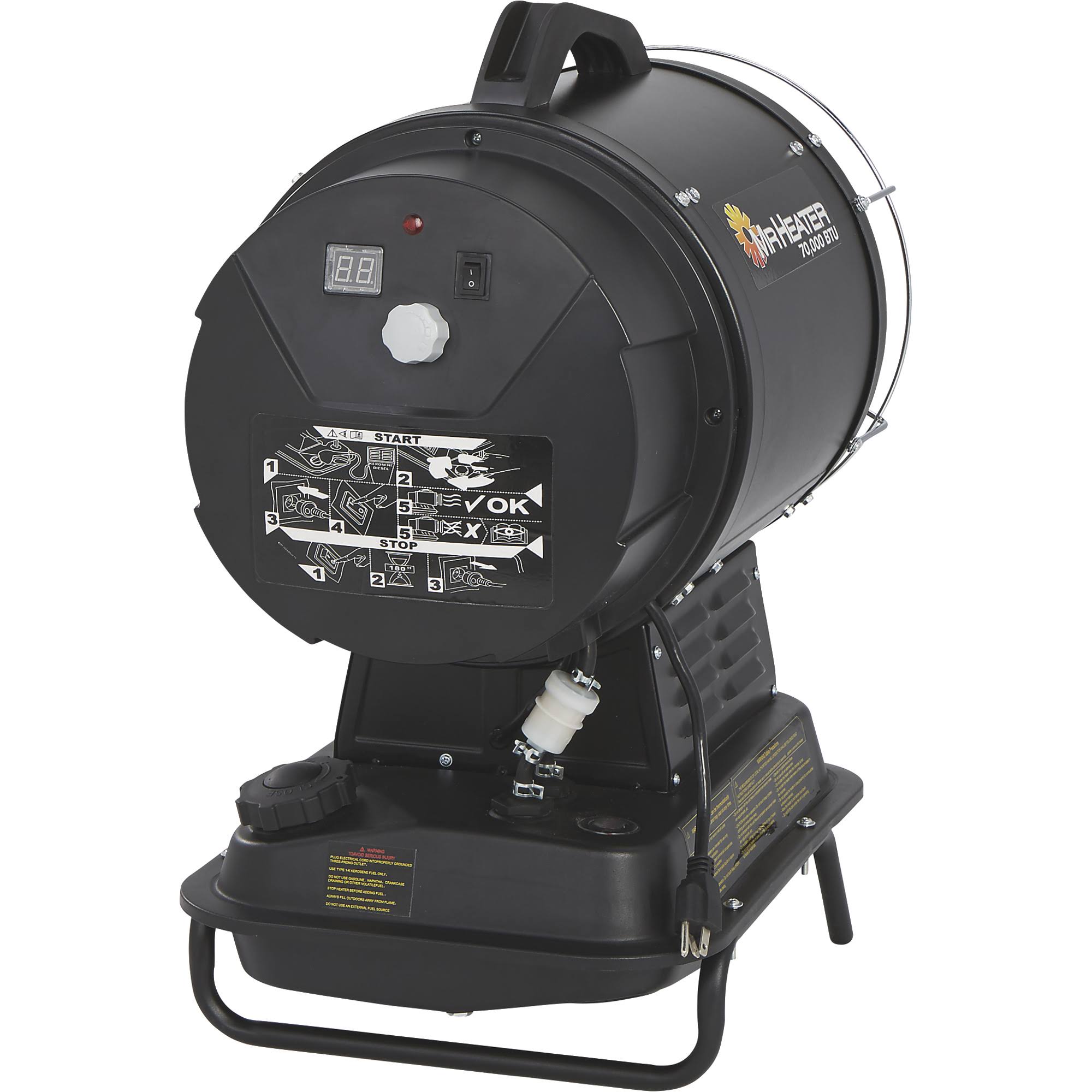 70K BTU Kerosene Radiant Heater B3373