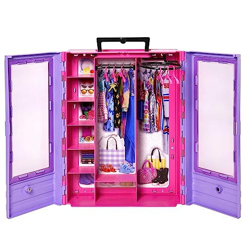Fashionistas Ultimate Closet with Clothes (3 Outfits) & Fashion Accessories Including 6 Hangers J45445