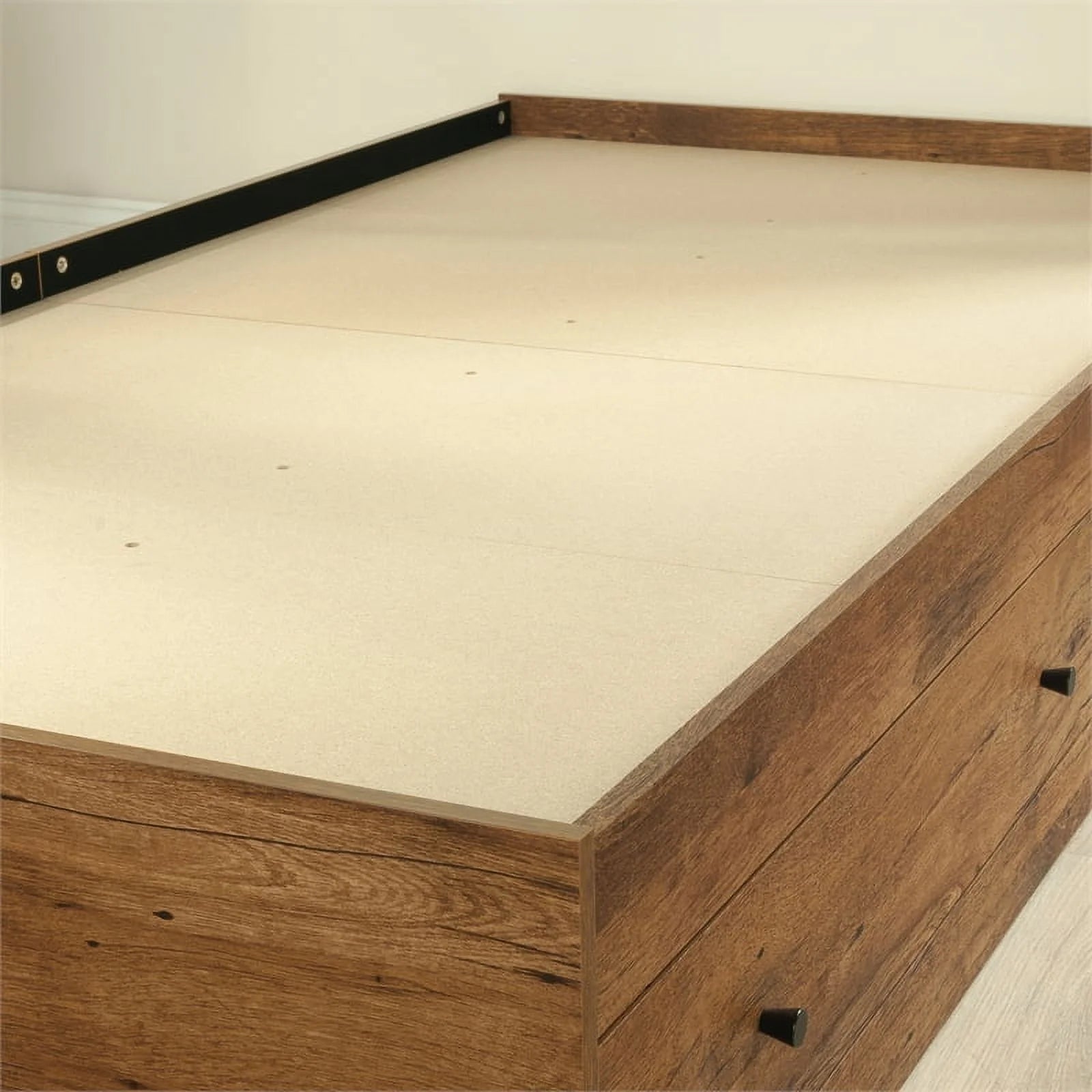 Vintage Oak Engineered Wood Bed F120