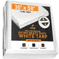 White Heavy Duty Tarps 30 x 50 B11889