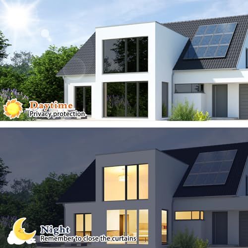 Black 23.62Inch X 13.1Feet Window Privacy Film N194044