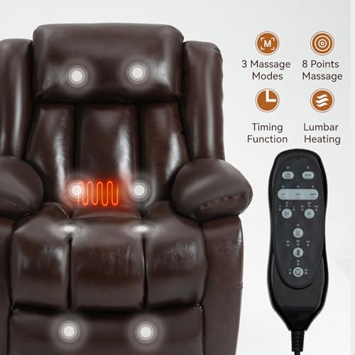 Black Leather Dual Motor Power Lift Recliner Chair L73368