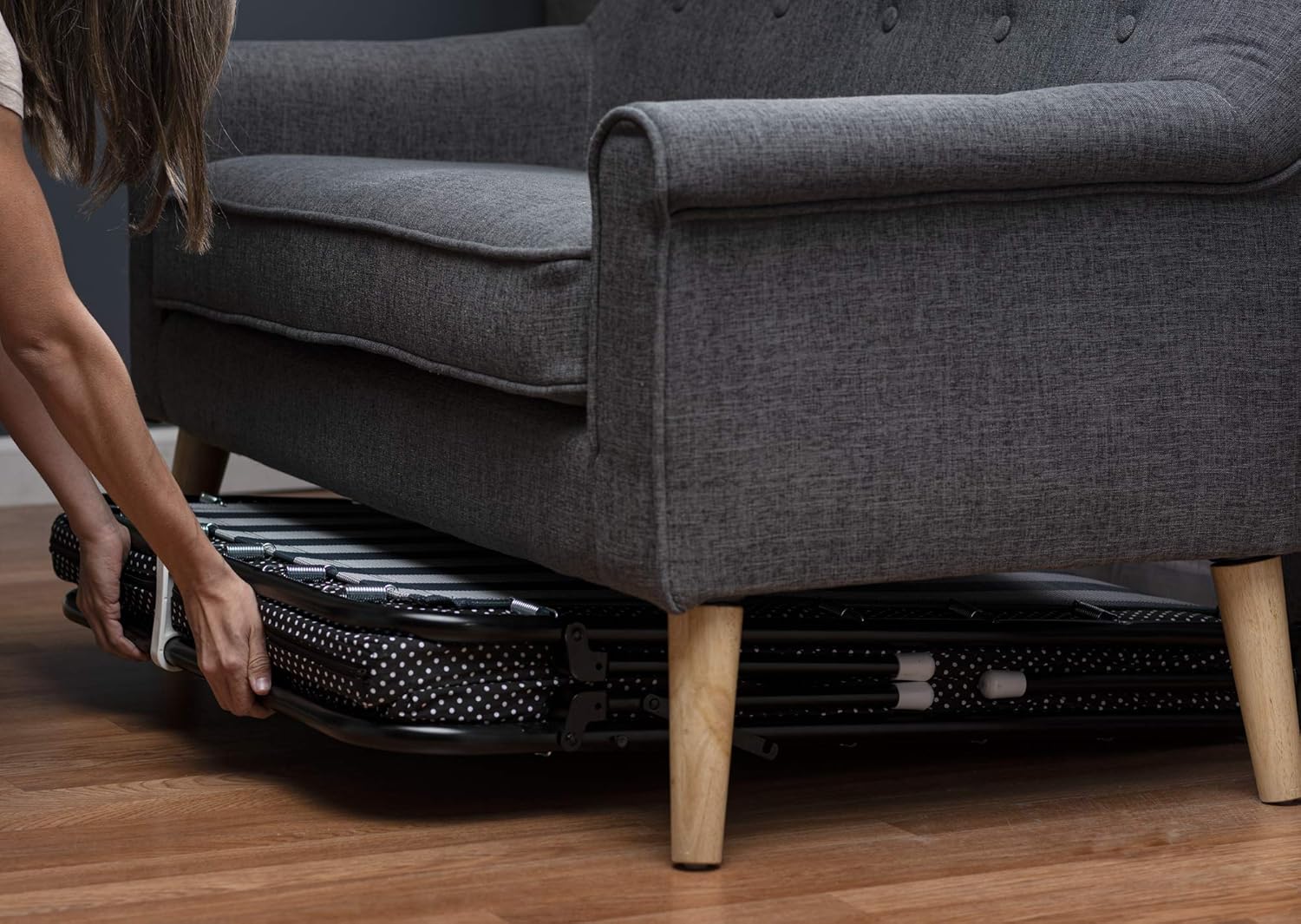 Folding Bed with Memory Foam Mattress and Carry Bag V3089