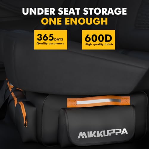 Black Under Seat Storage Bag with 4 Detachable Inner Dividers Q7205