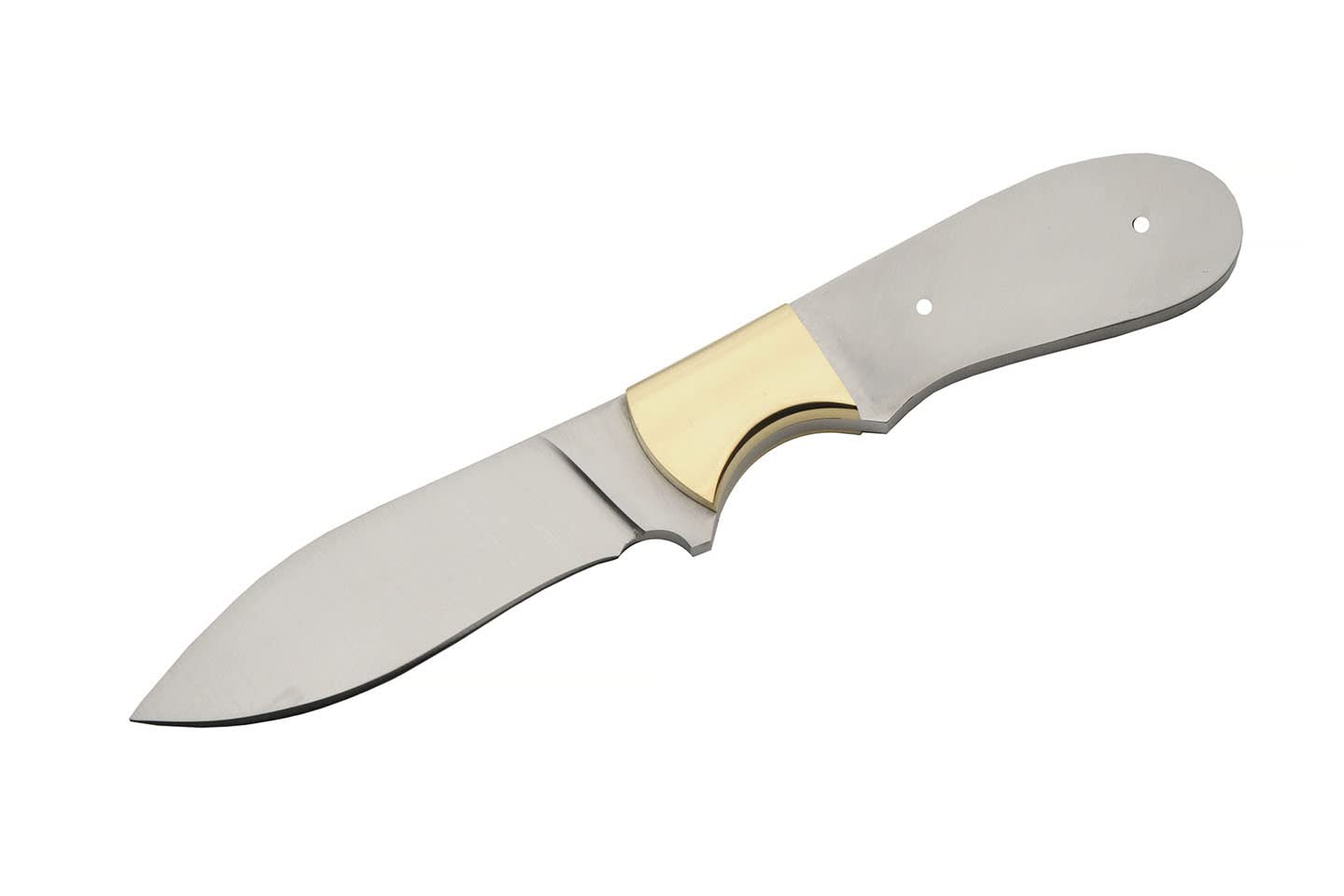 7.75" Full Tang Stainless Steel Drop Point Knife Blade Blank R407