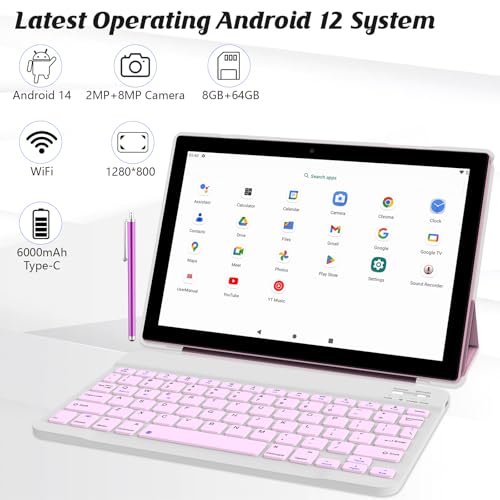 10.1 Inch FHD Android Tablet with Keyboard P3341