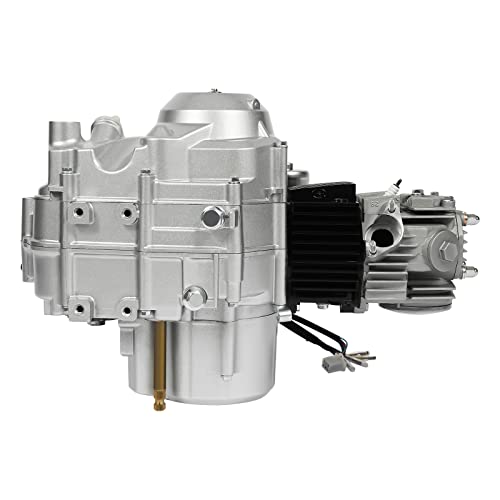 140cc 4 Stroke Engine Motor, Complete Engine Kit Single Cylinder Horizontal 4-speed Transmission Manual Clutch CDI O272