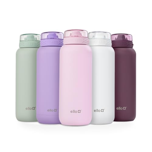 32oz Stainless Steel Water Bottle with Straw and Carry Handle W64741