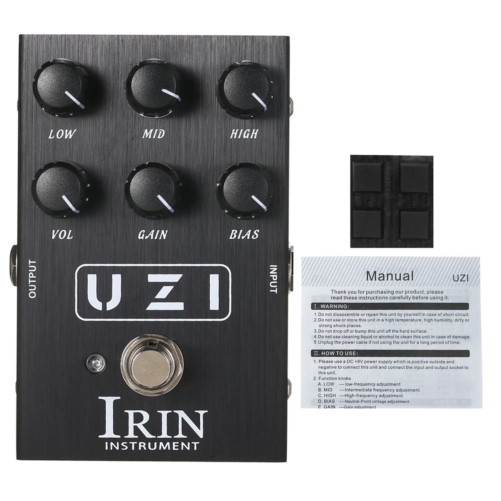 Guitar Heavy Distortion Effect Simulator Pedal R6623