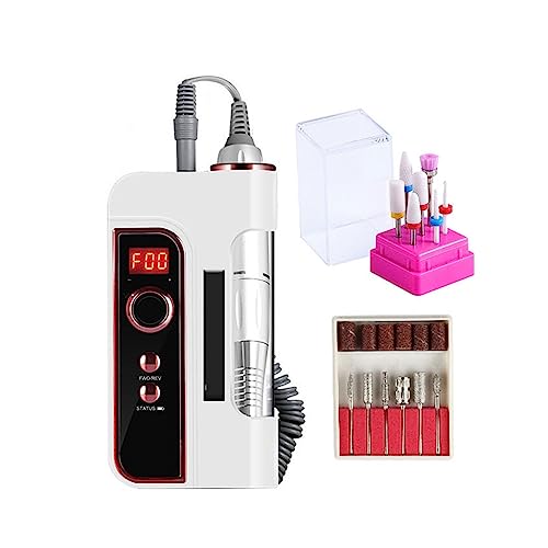 Electric Nail Drill 35000 RPM Portable Nail Polisher Grinding Device Q118