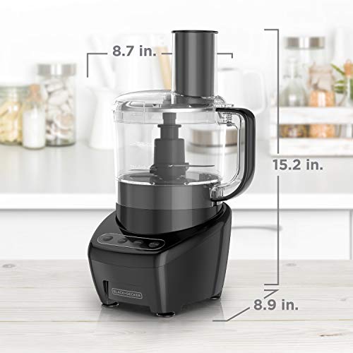 3-in-1 8-Cup Food Processor, Black J6183