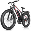 26" Fat Tire Electric Mountain Bike with 48V 13AH Battery Q380