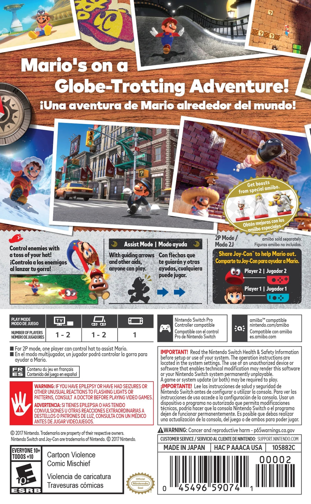 Super Mario Odyssey - Nintendo Switch K86705