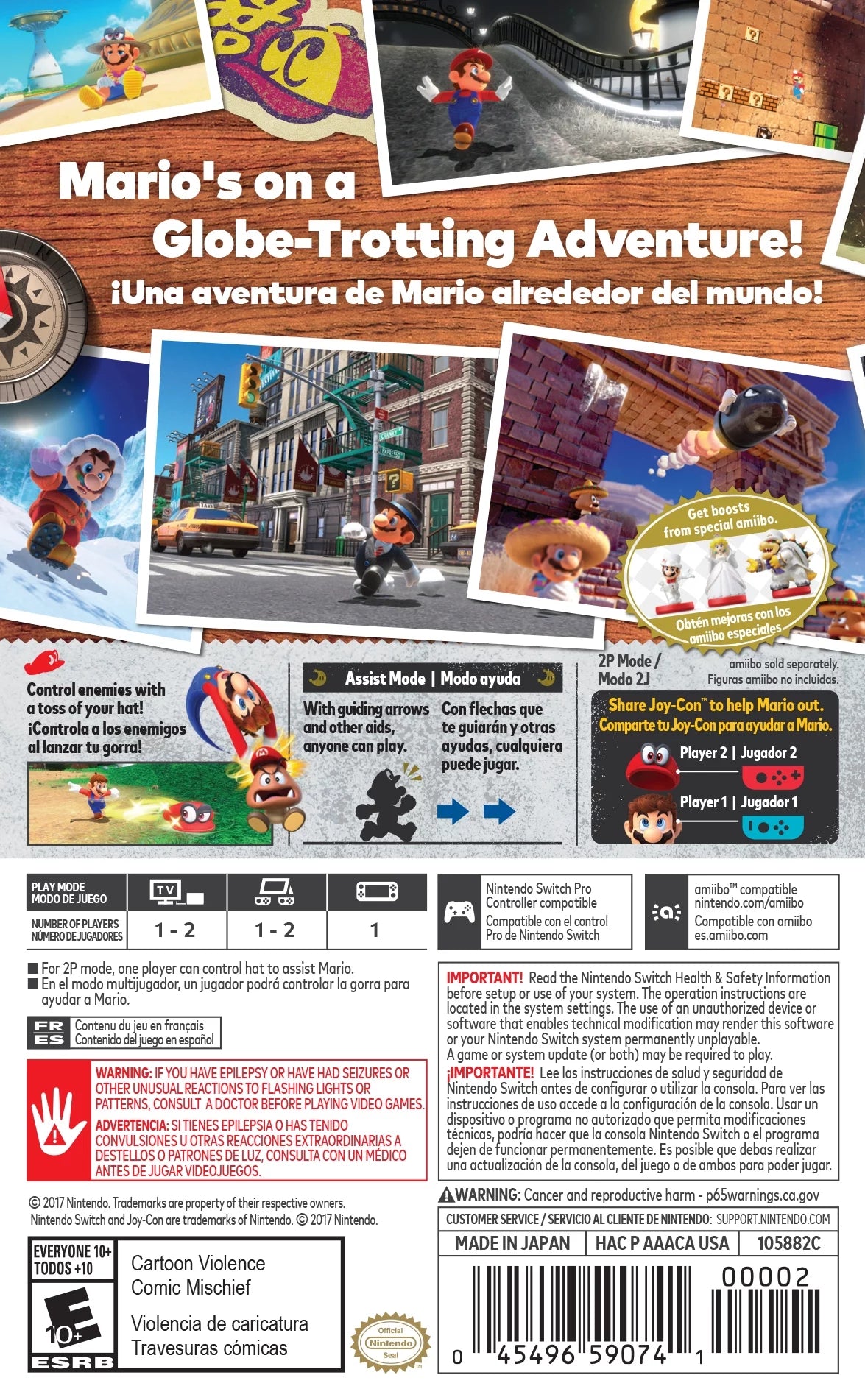 Super Mario Odyssey - Nintendo Switch K86705