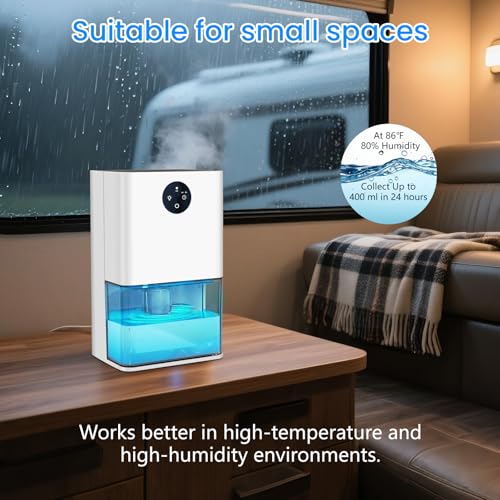 50 OZ Small Dehumidifier with Auto Shut Off O6939