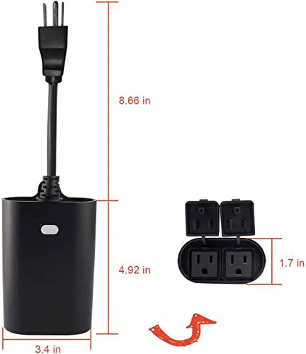 Z-Wave Plus On/Off Smart Outlet J232