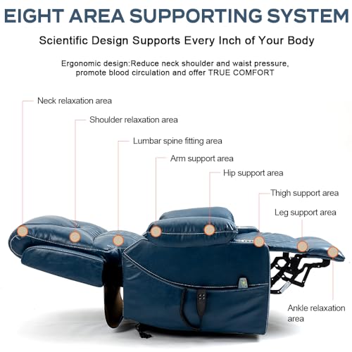 Lift Recliner Chair with Heat and Cup Holder I63054