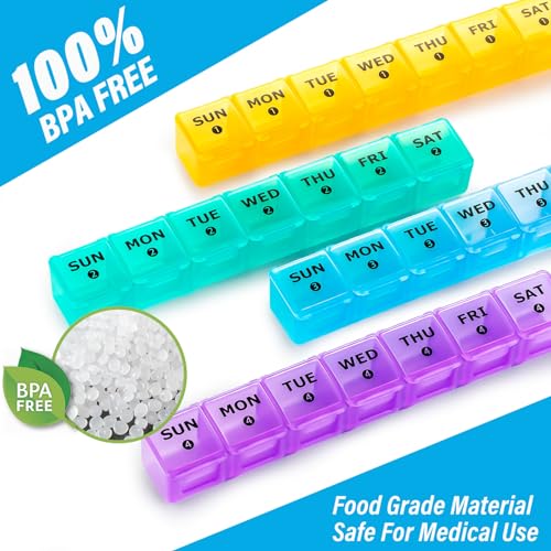 28 Day Pill Organizer with Travel Case E616617