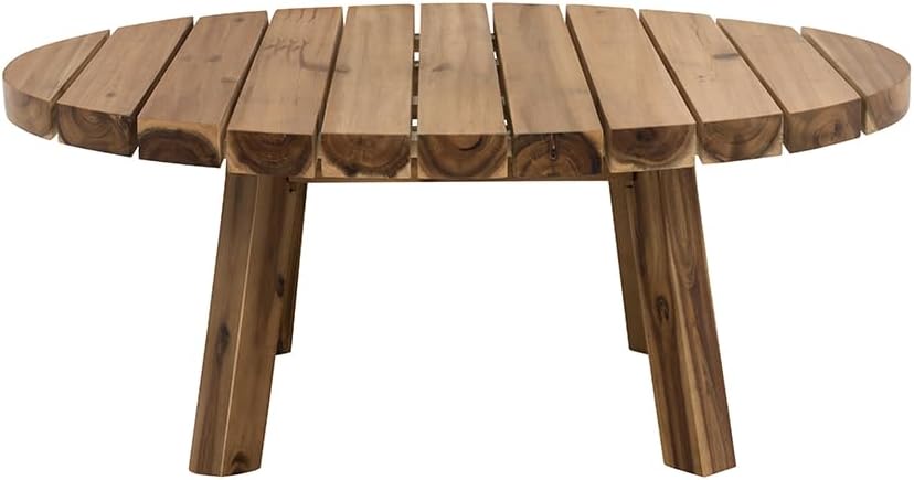 Durable Solid Acacia Wood Coffee Table M328694