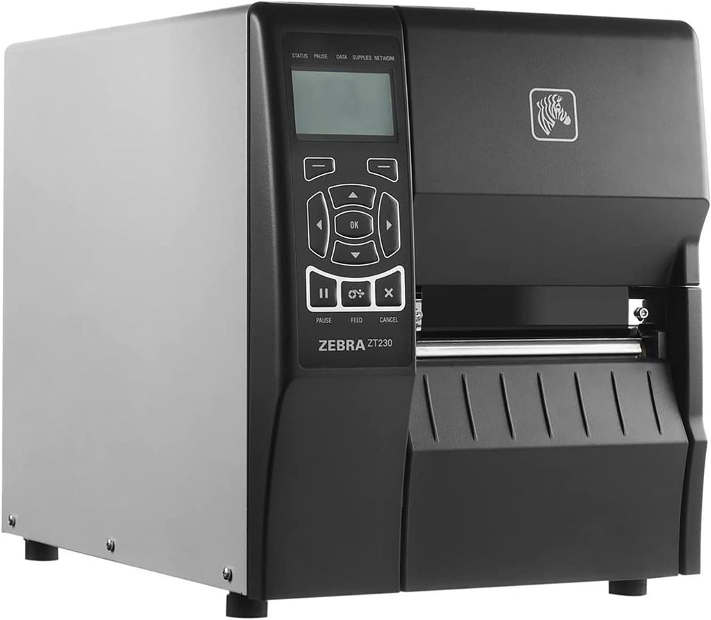 Black Thermal Transfer Barcode Label Printer, 203 dpi, 4-inch Print Width G13991