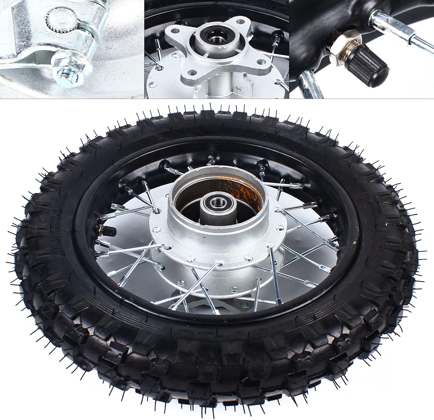 2.5-10" Rear Wheel Tire Assembly for Dirt Pit Bike C530