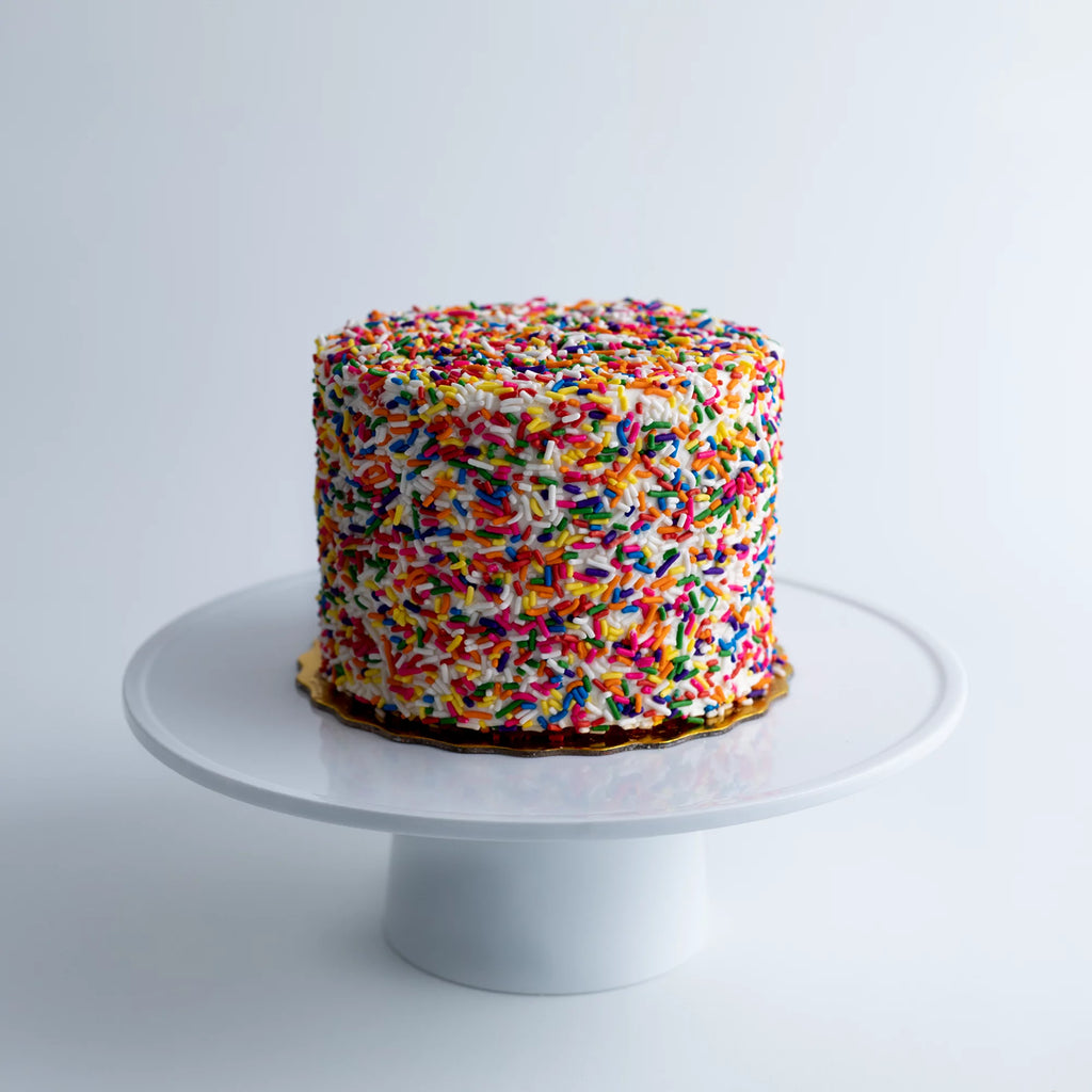 Vanilla Rainbow Cake, Small 6” Size F184524