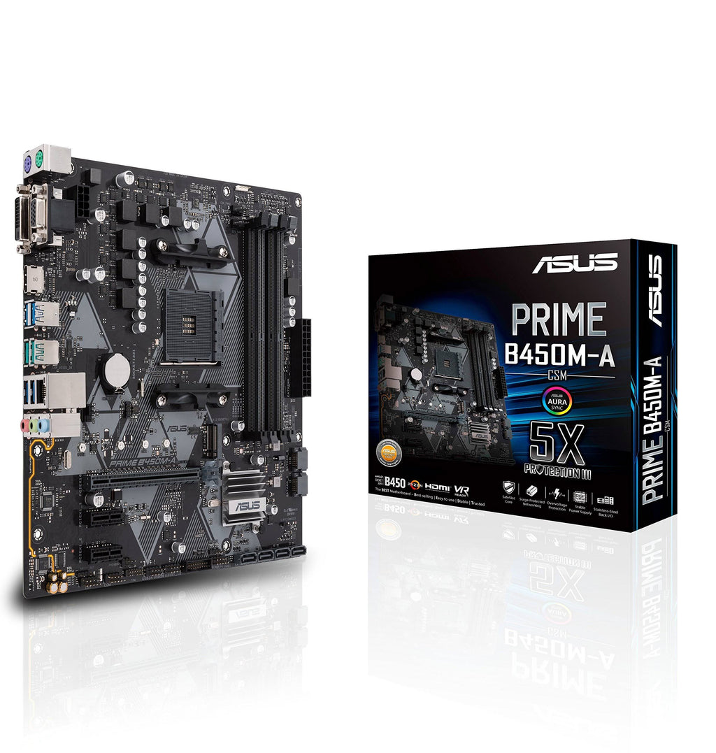 ASUS Prime B450M-A/CSM mATX AMD Motherboard U972