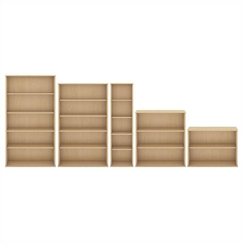 Natural Maple 3 Shelf Bookcase Y586364