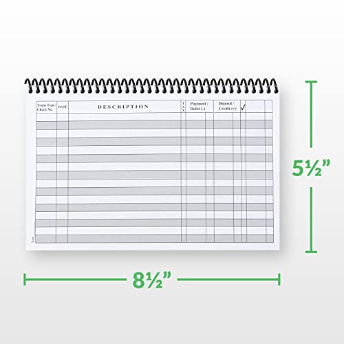 1 Pack Wide Edition Checkbook Register C231344