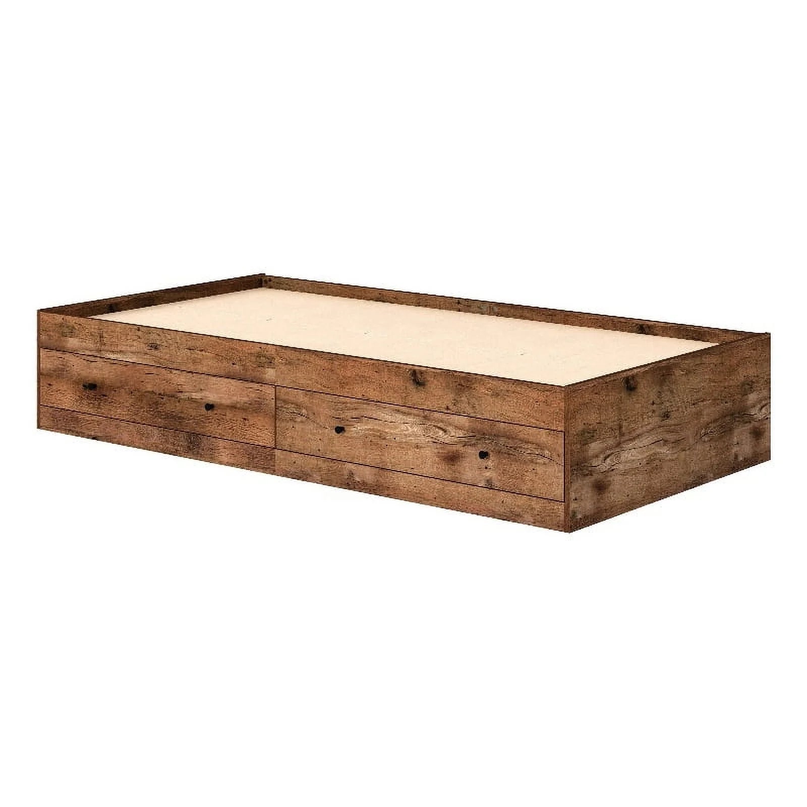 Vintage Oak Engineered Wood Bed F120