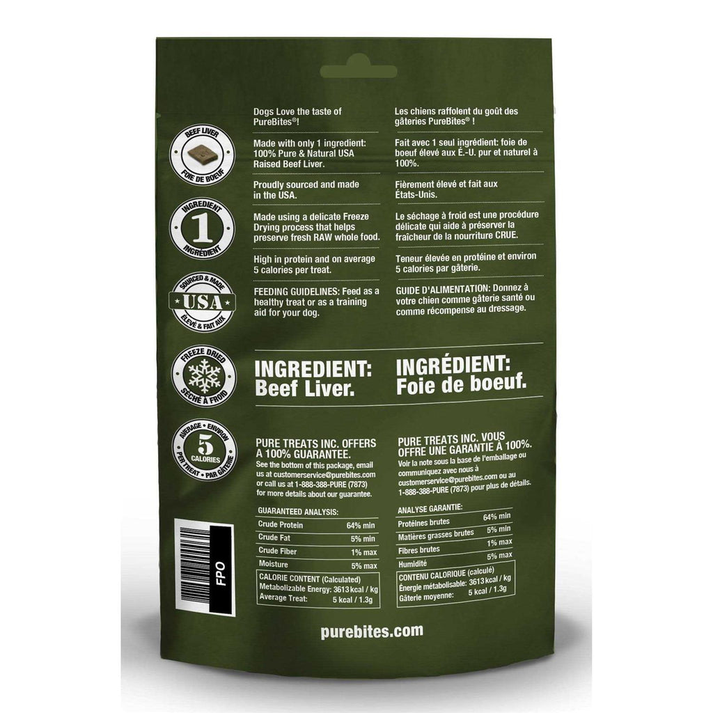 Freeze Dried Beef Liver Dog Treats F3852