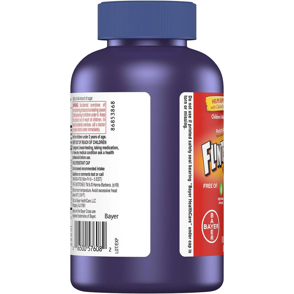 Chewable Multivitamin for Kids with Iron, Calcium, Vitamin C, Vitamin D, 180ct W743749