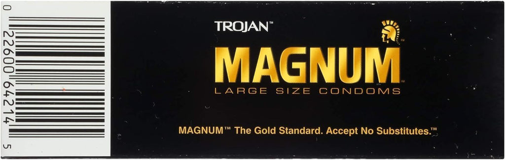 Magnum Lubricated Condoms, Extra Large, 12 Count Y242116