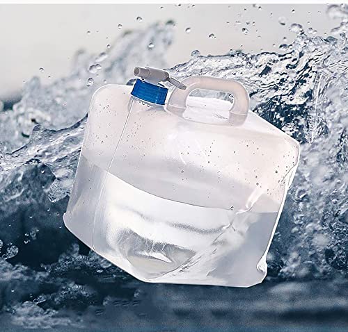 2 Pack 5.3 Gallon Collapsible Water Container with Spigot B389598