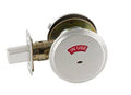 Polished Chrome One Sided Deadbolt with in Use Indicator N28033