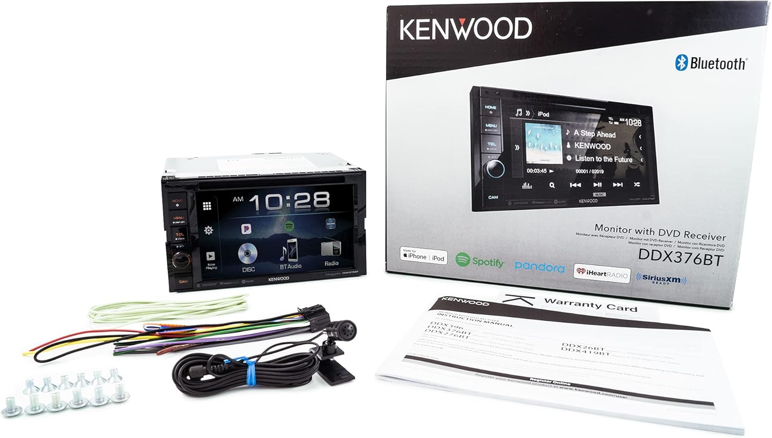 6.2" in-Dash Car DVD Monitor Bluetooth Receiver P812402