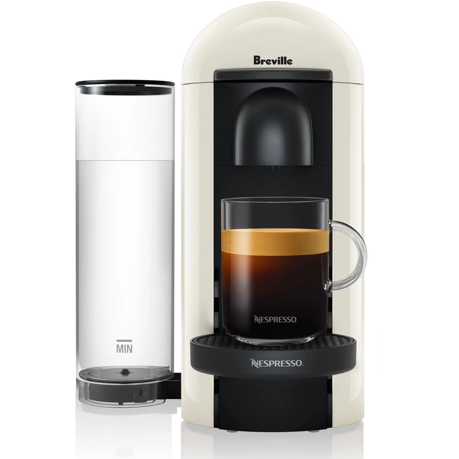 White Coffee and Espresso Maker with Milk Frother S2403