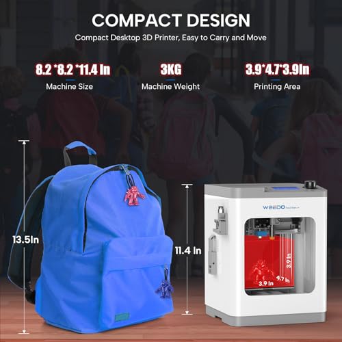 3D Printer with WiFi Printing, Auto Leveling, Fully Assembled FDM 3D Printer E7170