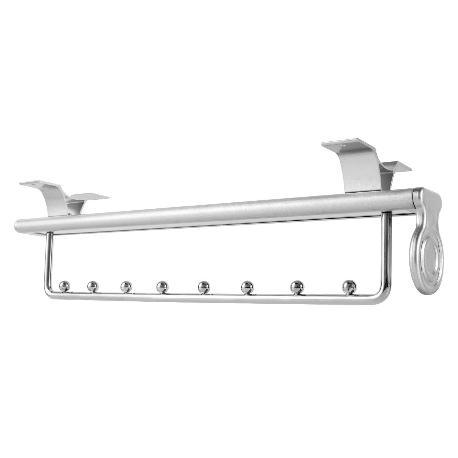 Stainless Steel Clothes Rail Retractable Closet Pull Out Rod 46x14x10cm U8308