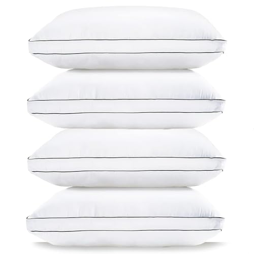 King Size Set of 2 White Down Alternative Pillows U424