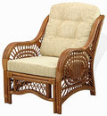 Natural Rattan Wicker Armchair with Cushion U5406