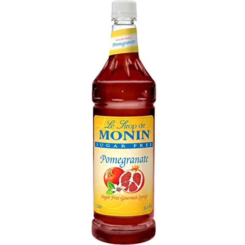 Monin Sugar Free Pomegranate Syrup, 33.8-Ounce Plastic Bottle S4605