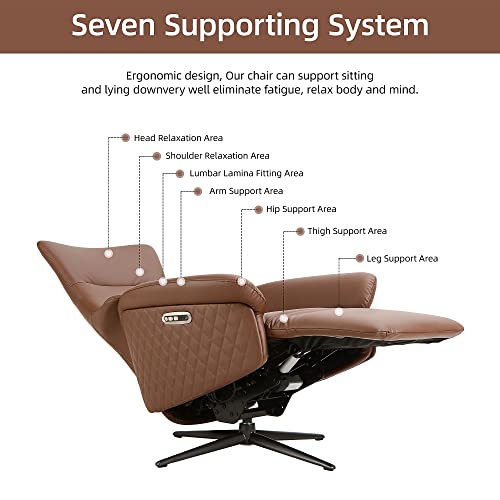 Grey Power Recliner Chair with 2 Motors R40241