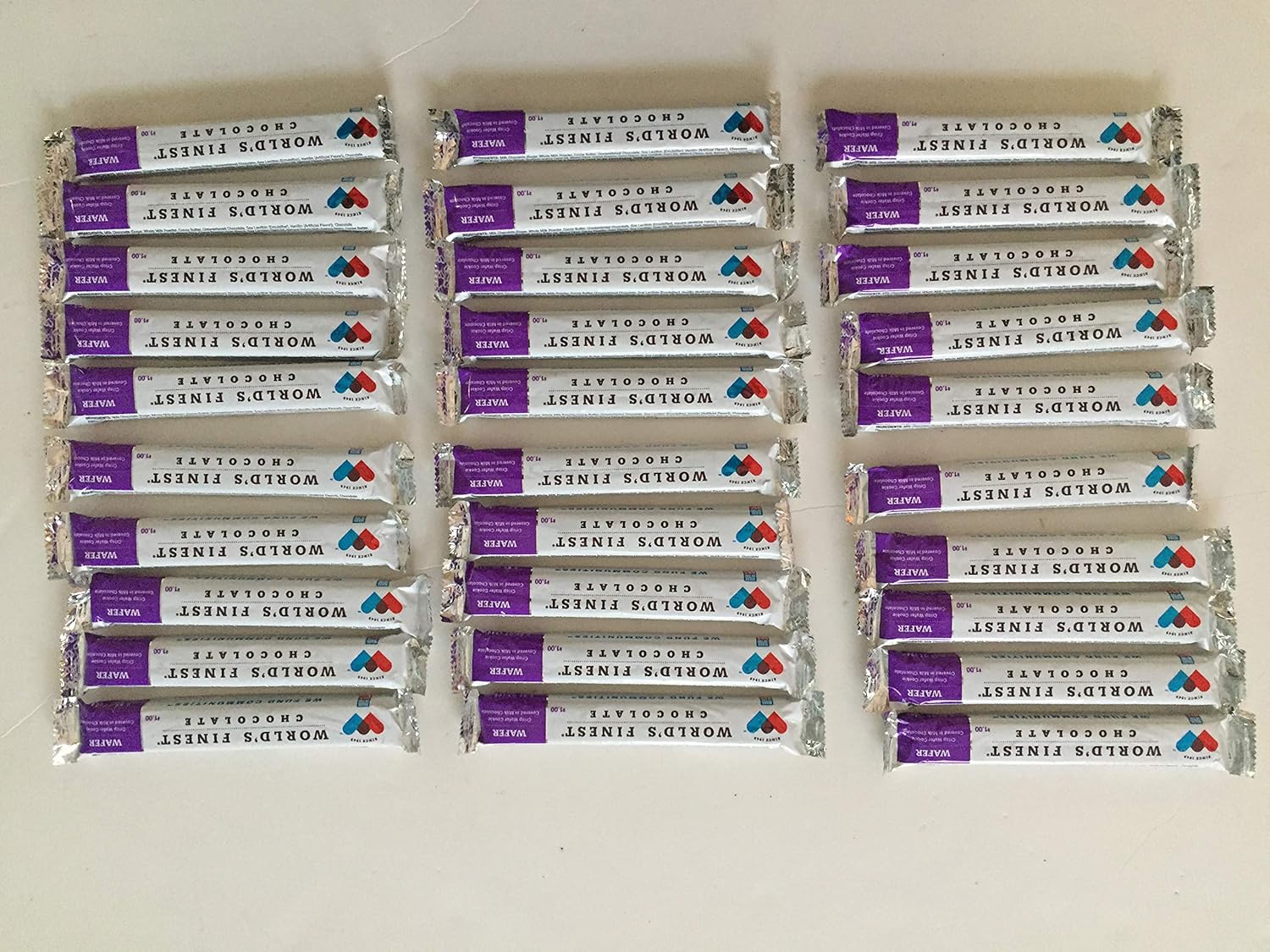30 BARS Milk Chocolate Wafers M317693
