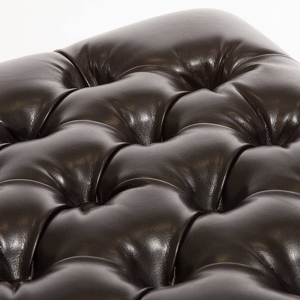 Espresso Tufted Storage Ottoman O3685