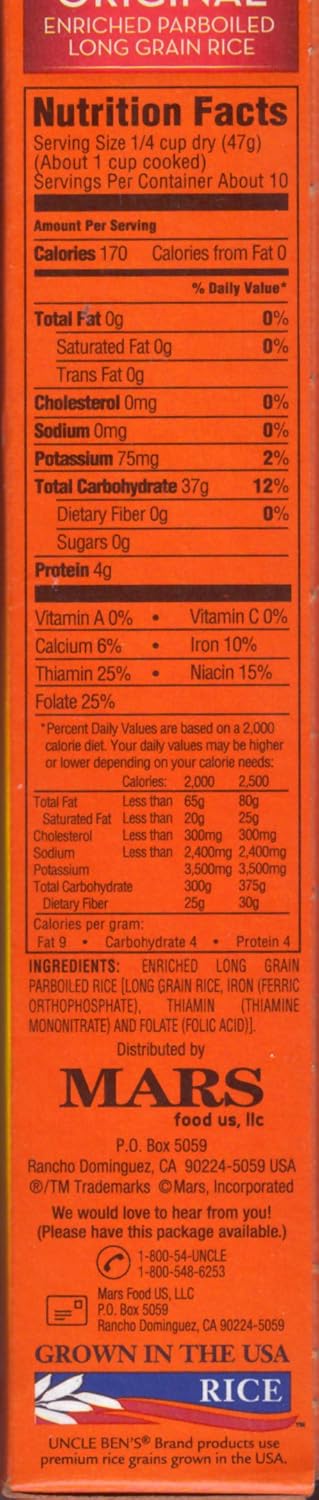 16 oz Parboiled Long Grain Rice L64248