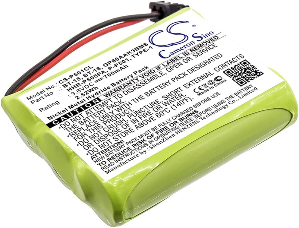 3.6V 700mA Replacement Battery V808