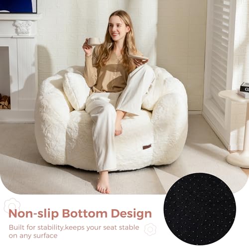 Beige Floral Shaped Bean Bag Sofa X359